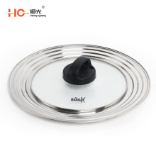 stainless steel adjustable pot lid glass cooking pot lids